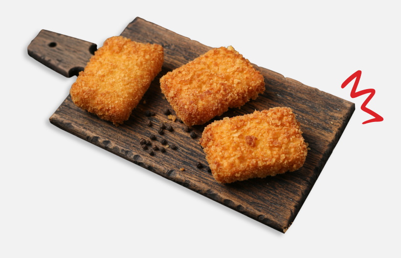 Fried suluguni