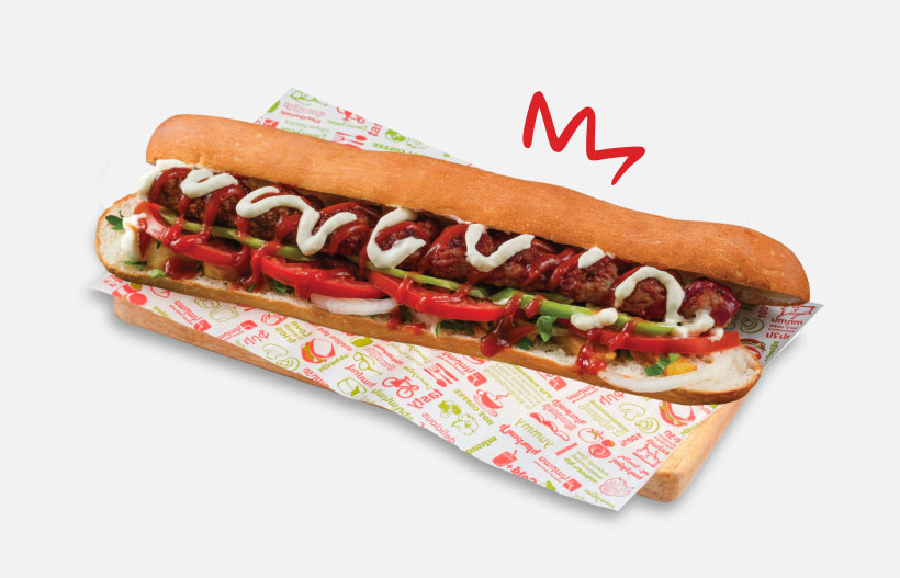 Extra beef kebab