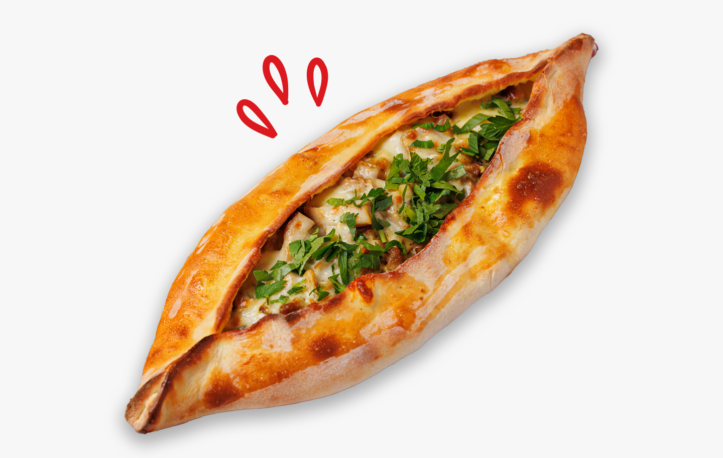 Пиде с курицей